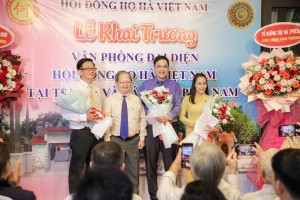 SỰ KIỆN LỄ KHAI TRƯƠNG VĂN PHÒNG ĐẠI DIỆN HỘI ĐỒNG HỌ HÀ VIỆT NAM TẠI TPHCM VÀ CÁC TỈNH PHÍA NAM
