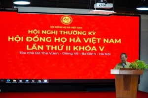 Ông Hà Quang Dự Chủ tịch HĐ HHVN - Tri ân và vinh danh những người đã đóng góp HĐHHVN 