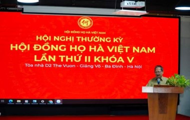 Ông Hà Quang Dự Chủ tịch HĐ HHVN - Tri ân và vinh danh những người đã đóng góp HĐHHVN 