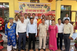 Lễ Giỗ tổ Cô  và khánh thành nhà truyền thống Họ Hà Đức Làng Phong Ngũ