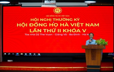 Nội dung chính trong báo cáo tại Hội nghị Hội Đồng họ Hà Việt Nam lần thứ II khóa V 